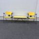 Ensemble table basse et 2 chaises Willy Van der Meeren, Belgique 1950