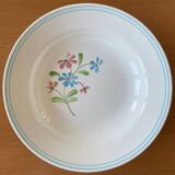 6 old earthenware soup plates from Salins-les-Bains (Jura)