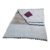 Handmade wool Berber rug 150 X 100 CM