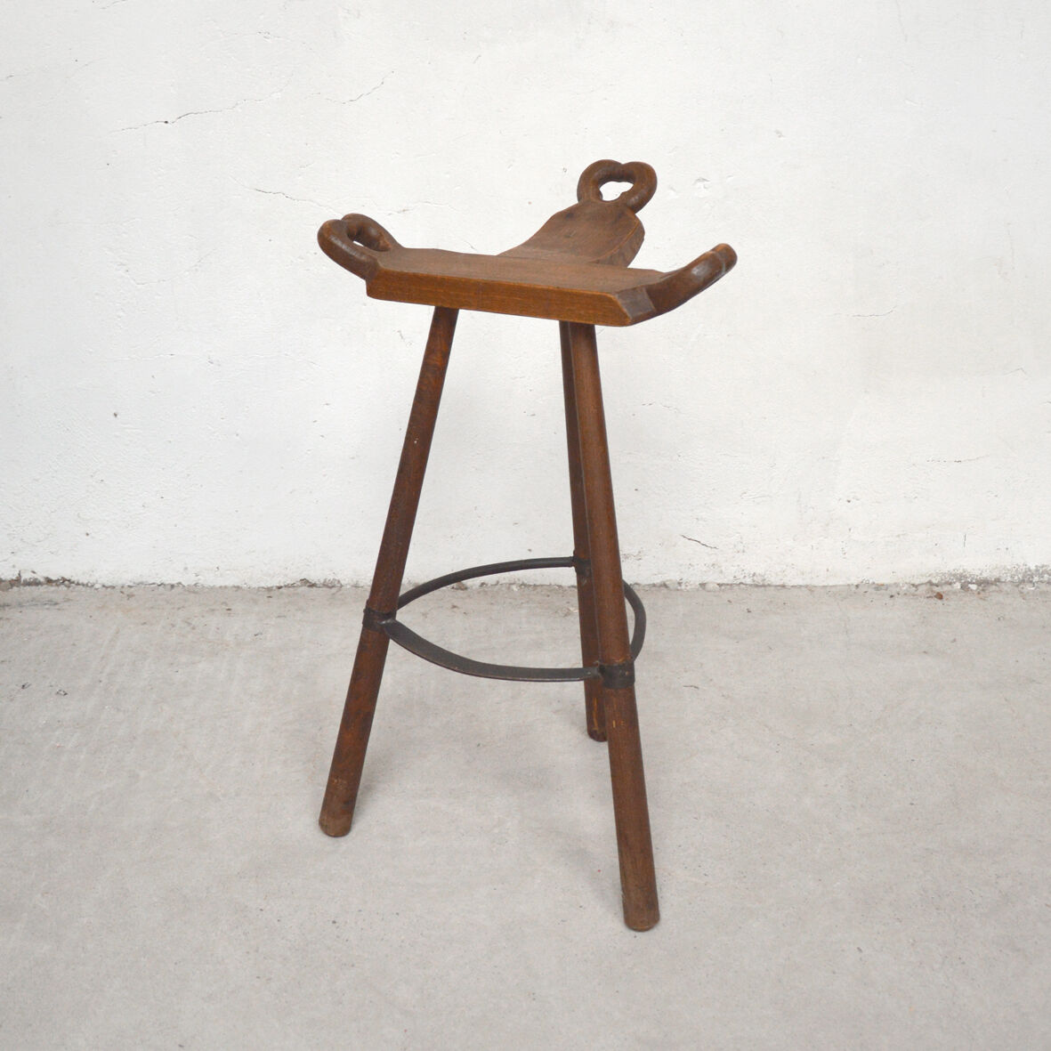 Set of 3 Marbella stools, Spain, 1950s