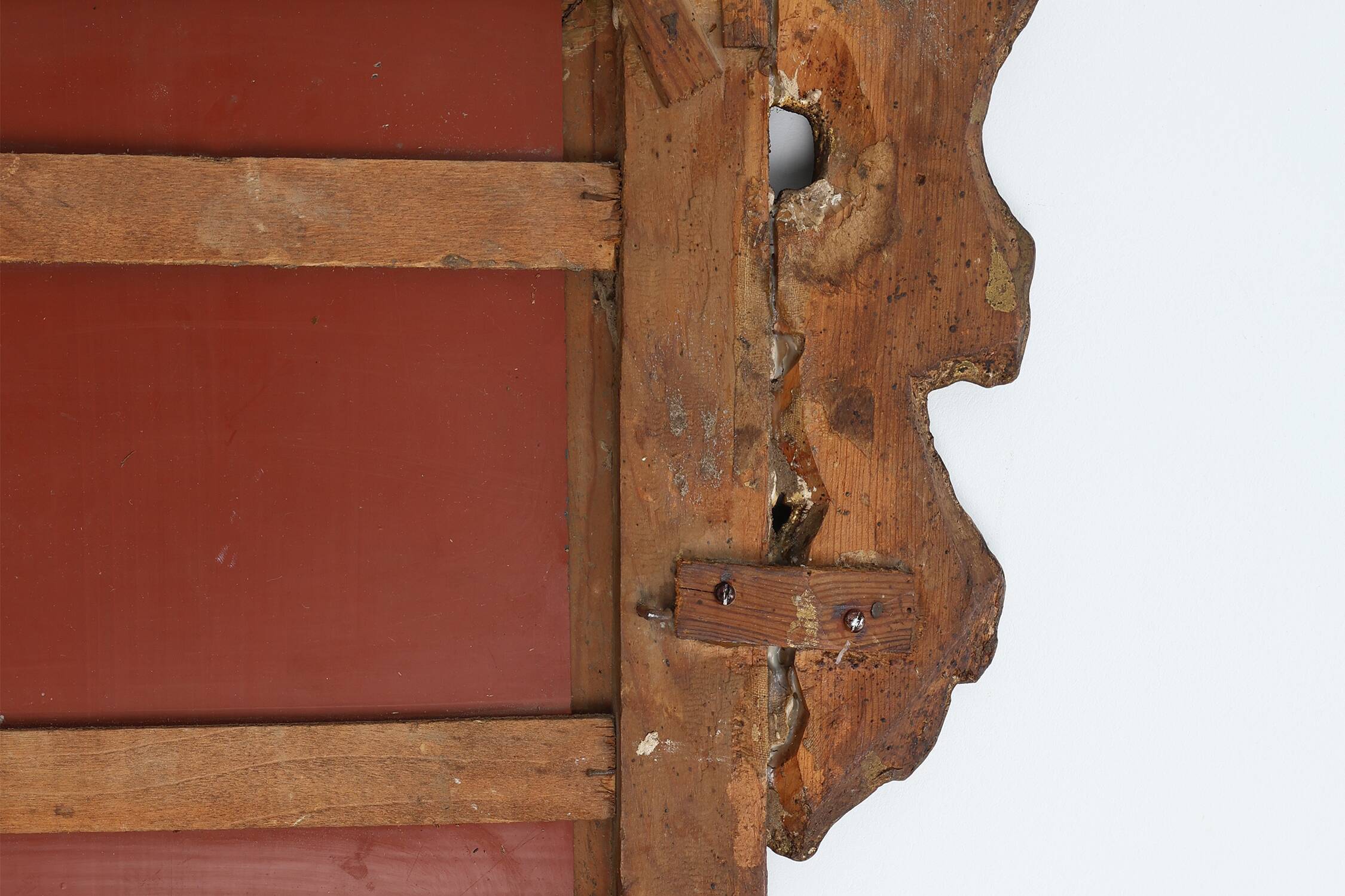 Italian Renaissance–Baroque Carved Wood Mirror, 17th Century