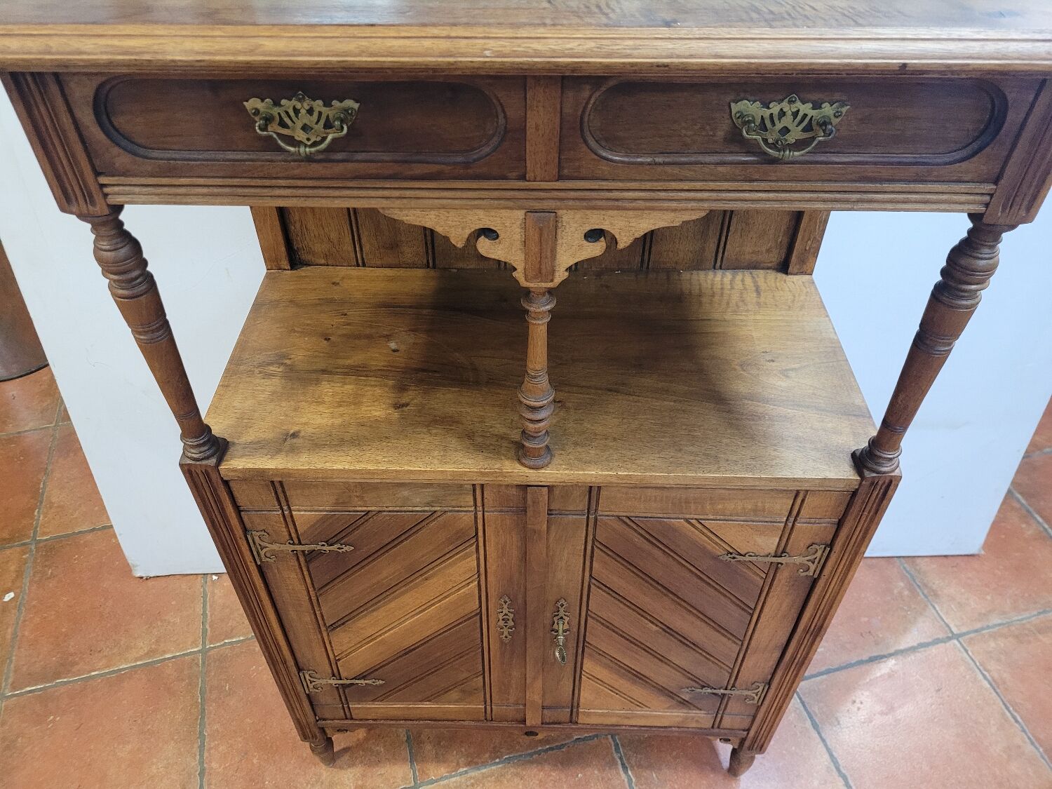 Walnut service furniture