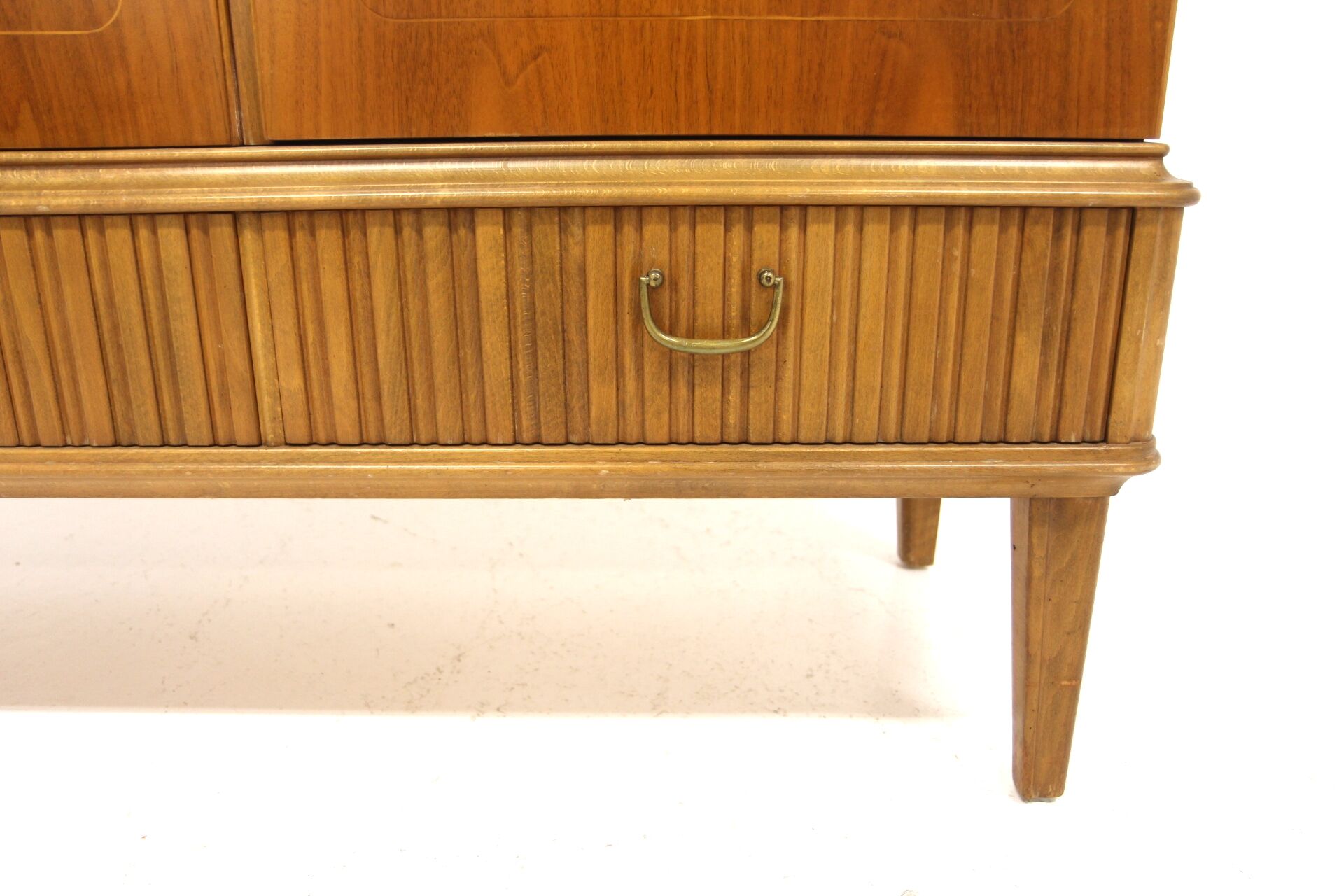 Scandinavian enfilade in walnut, Swedish modern, Sweden, 1940.