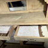 Buffet cupboard in oak brut art deco 1940-50