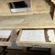 Buffet cupboard in oak brut art deco 1940-50