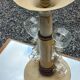 Lampe vintage des années 50 tôle, plexi et bois