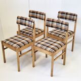 Suite of 4 chairs Baumann vintage 1960