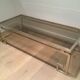 Very beautiful chrome coffee table