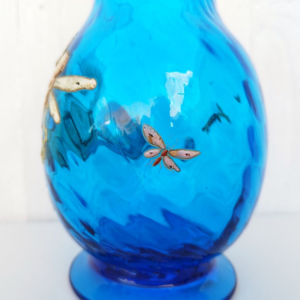 vintage Legras enamelled bottle