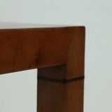 Table console Art Déco avec marqueterie en coromandel des années 1930