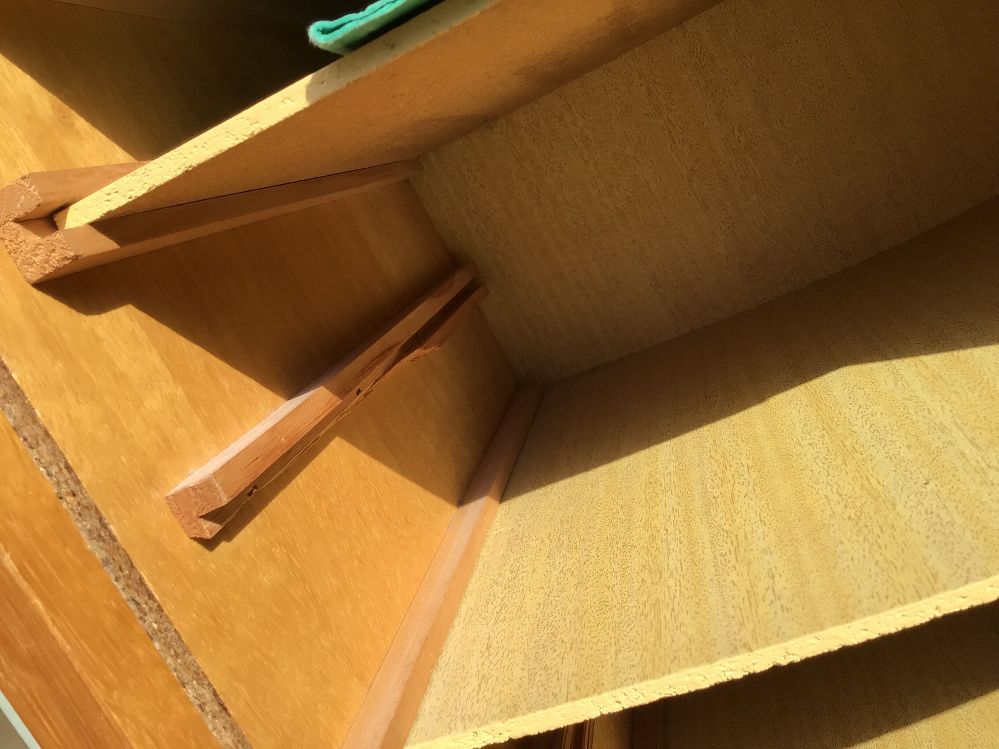 Curtain binder veneer gilded oak height 121cm