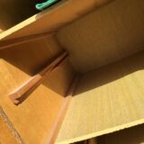 Curtain binder veneer gilded oak height 121cm