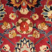 Tapis en laine florale rouge fait à la main antique persan khorassan tapis - 295x376cm