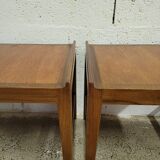 Paire de tables basses scandinaves