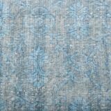 7x11 Turkish Light Blue Camouflage Pattern Vintage Rug, 223x329Cm