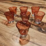 Vintage liqueur glasses
