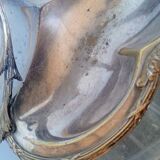 St Louis XV silver metal servant display - 2 hallmarks