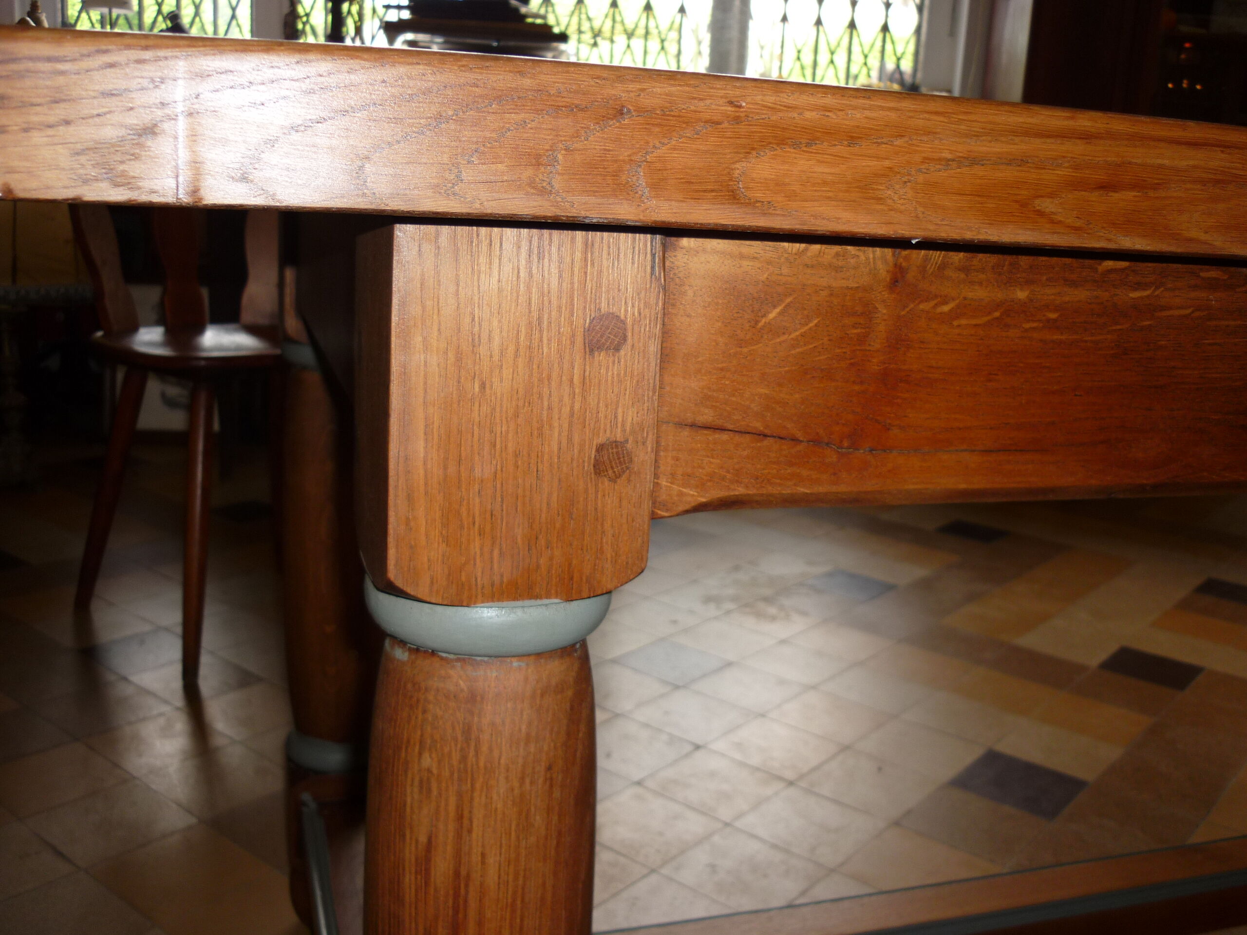 Massive chic country farm table