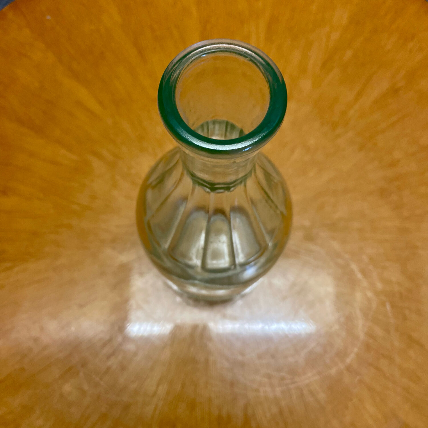 Old glass carafe 1950