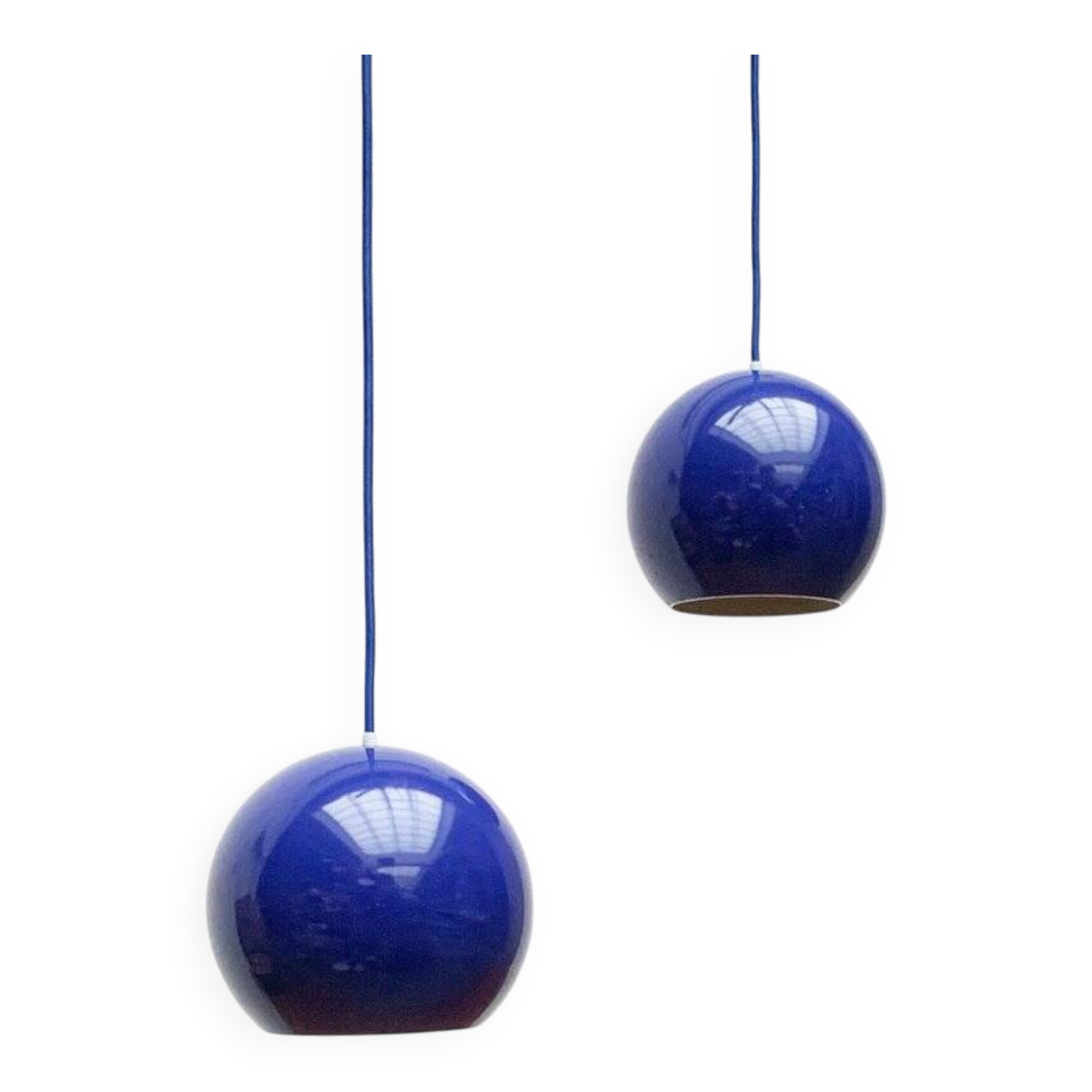 Mid-century Topan suspensions by Verner Panton for Louis Poulsen, set of 2.