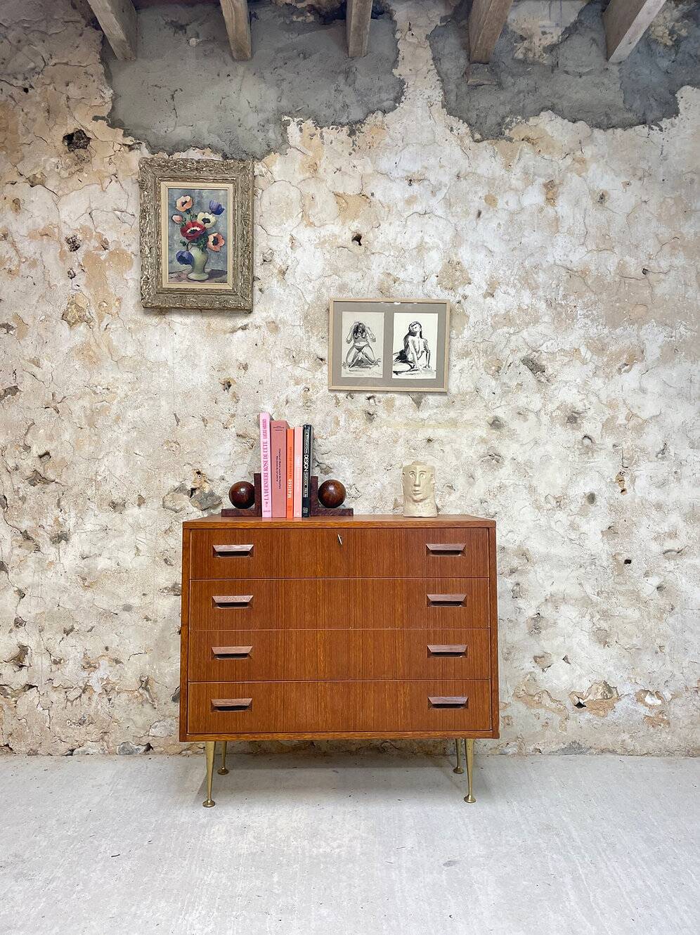 Commode danoise en teck des années 60