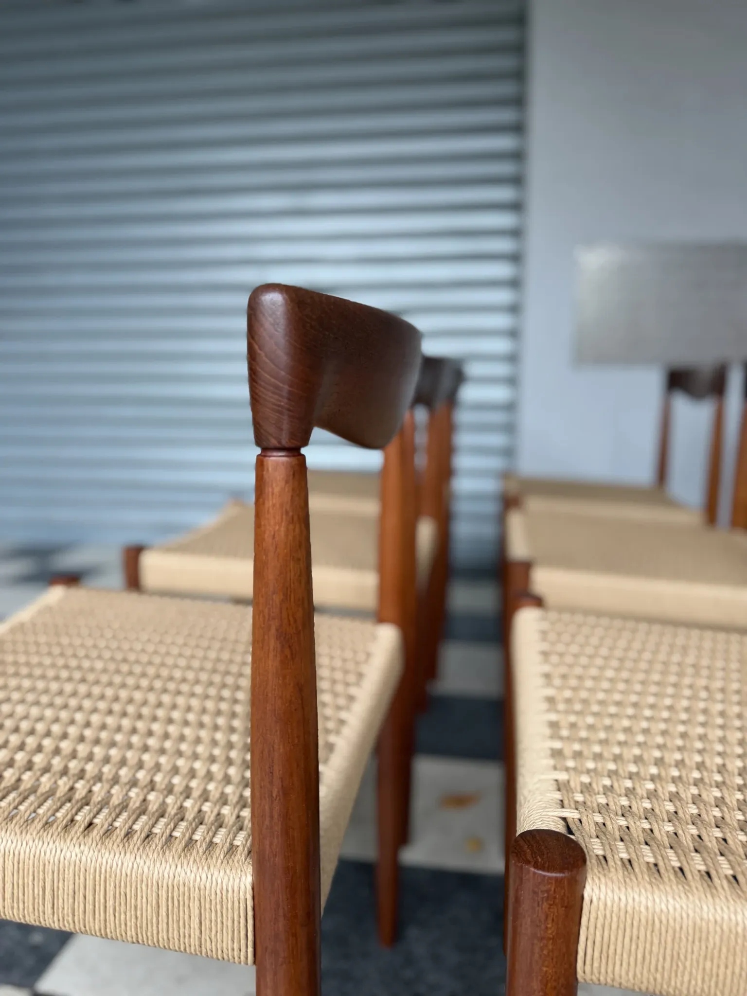 Set of 10 chairs by Henry Walter Klein