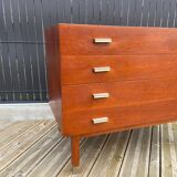 Teak chest of drawers