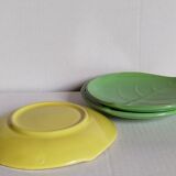 Three ceramic leaf cups 50s