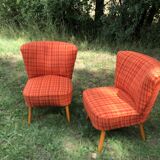Vintage 60s Cocktail Armchairs