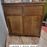 Trade furniture with inclined plane in solid stained beech, late 19th century