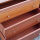 Coiffeuse commode vintage des années 60 en acajou
