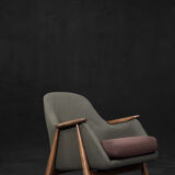 Vintage Mid-Century Modernist Living Room Set Pallas by Svante Skogh for Asko, 1950s, Set of 2