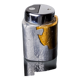 Brutalist lighter by Art3, Brass and aluminum, 1970, Spain