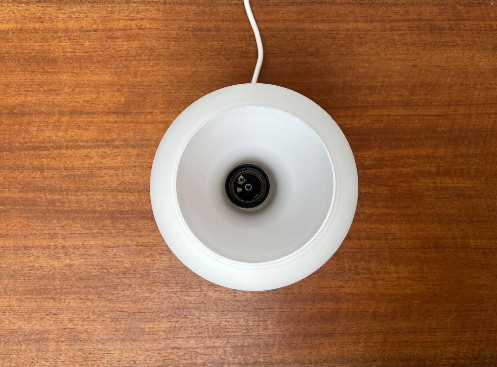 Vintage minimalist glass table lamp from the space age by Jean Paul Edmonds Alt for Philips, 1970s.