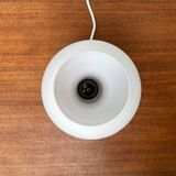 Vintage minimalist glass table lamp from the space age by Jean Paul Edmonds Alt for Philips, 1970s.