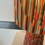 Atmospheric table lamp upcycled from Übelacker ceramic vase.