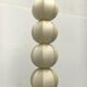 German cocoon pendant lamp from the mid-century by Friedel Wauer for Goldkant Leuchten, 1960s.