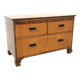 Commode scandinave en orme et en noyer, Swedish Modern, Suède, 1930