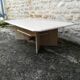 Travertine coffee table