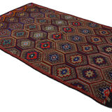 Anatolian handmade kilim rug 320 cm x 198 cm