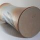 Vintage enameled stoneware potter's diabolo vase
