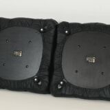 Camaleonda Sofa in Black Leather by Mario Bellini for C&B Italia 1960s