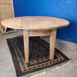 Vintage farmhouse coffee table with flap