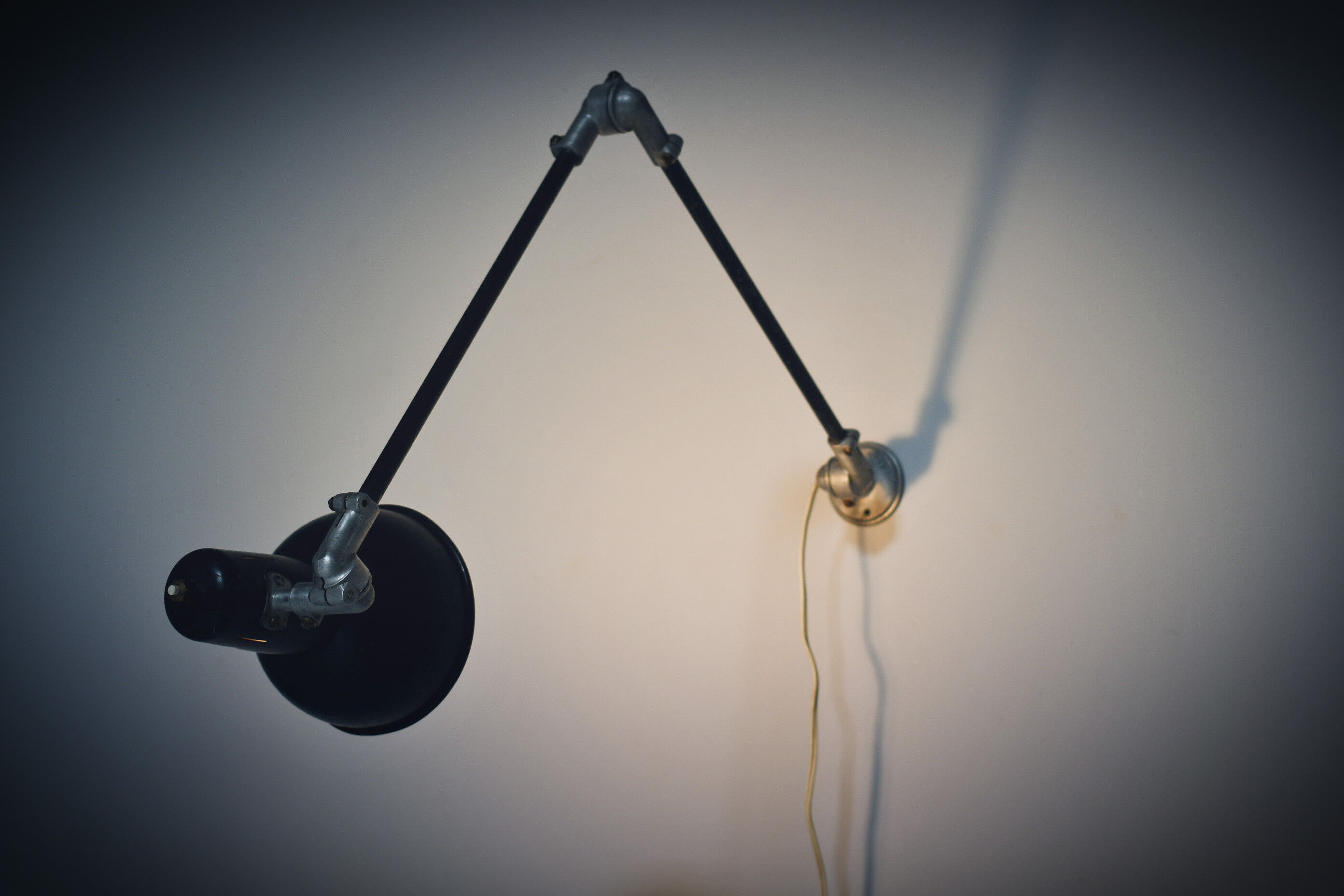 Lampe d'architecte vintage Rijo Danemark 1950s