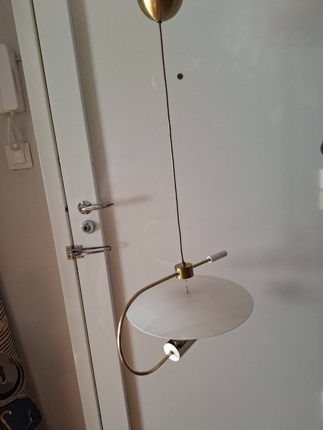 80'S pendant light house Lucien Gau