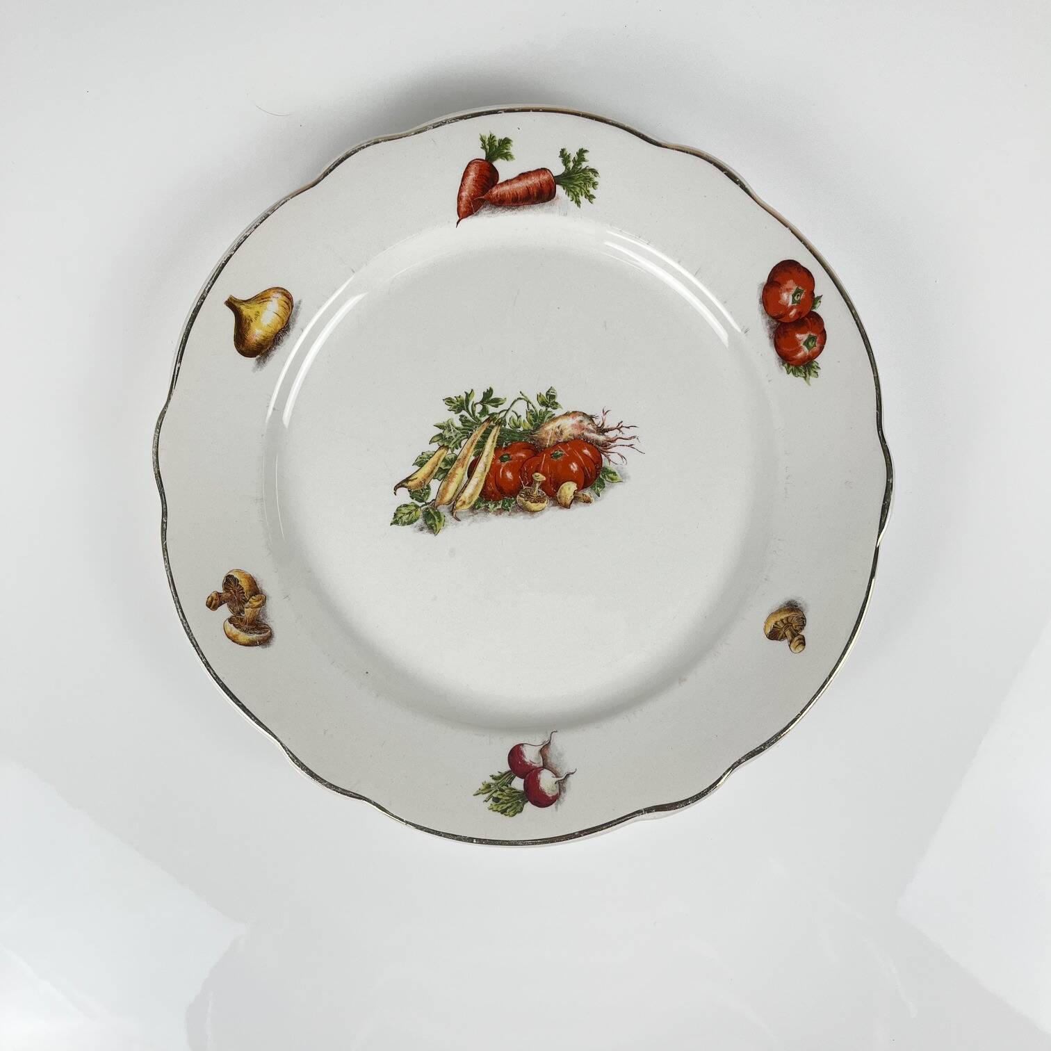 KG Lunéville round platter "Le Potager", 1950/70
