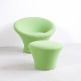MUSHROOM ARMCHAIR AND FOOTREST F560 PIERRE PAULIN ARTIFORT PUBLISHER 1959 1ST EDITION