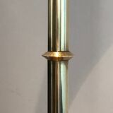 Brass floor lamp