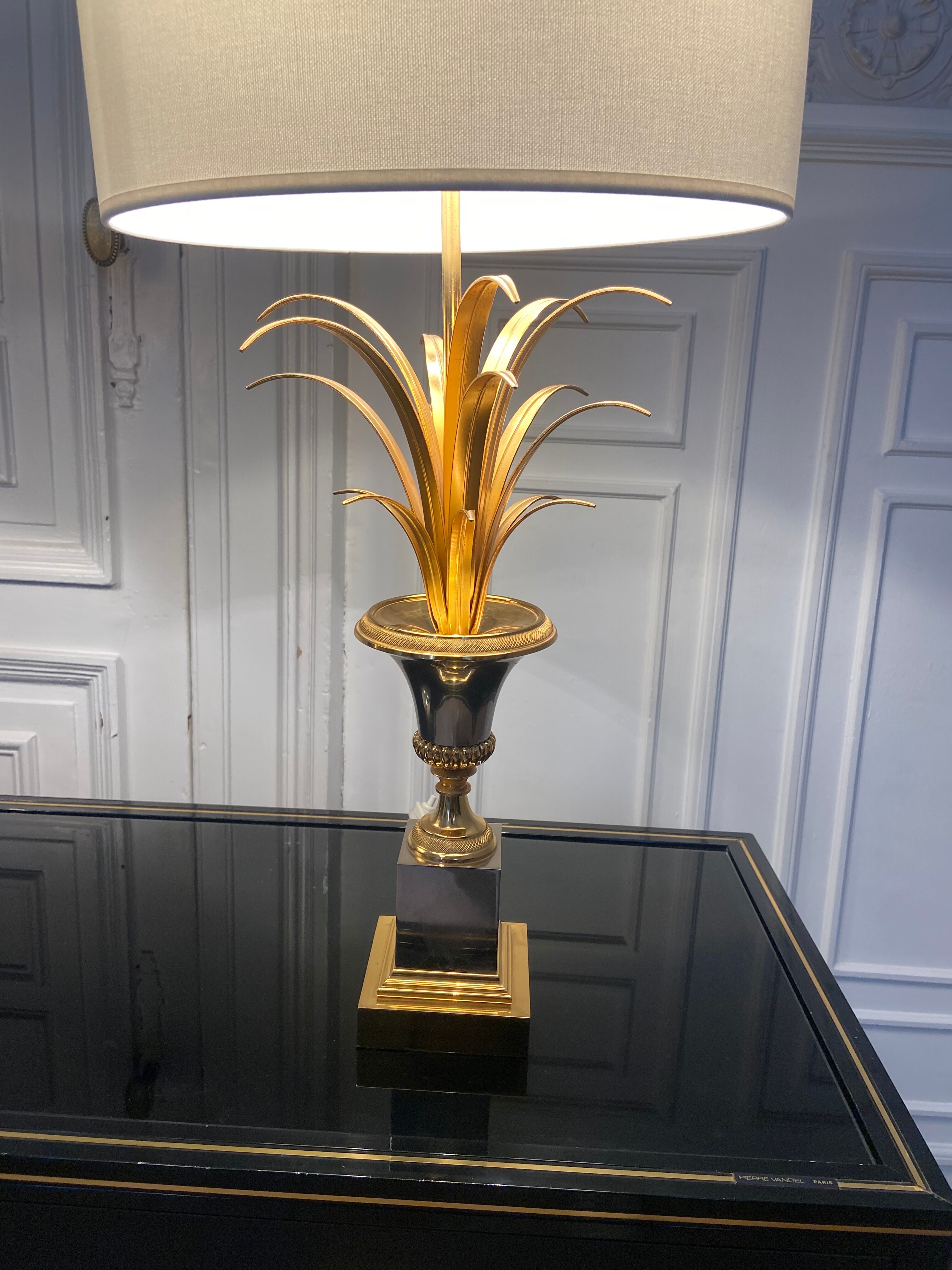 Pair of lamps ears / pineapple by Boulanger, 1970s