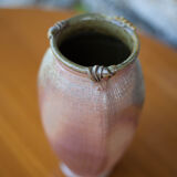 Vase in vintage glazed stoneware